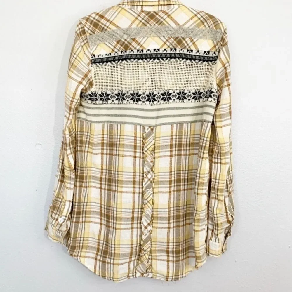 We the Free Plaid Park Ranger Button Down Shirt